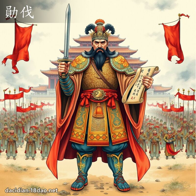 勛伐 - 国语大辞典配图