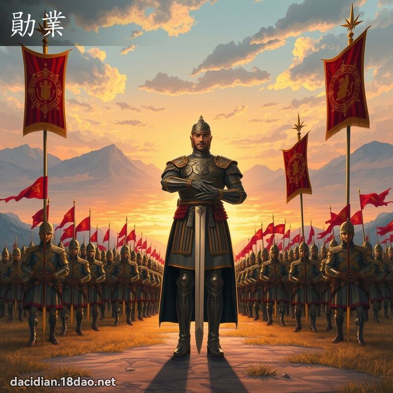 勛业 - 国语大辞典配图