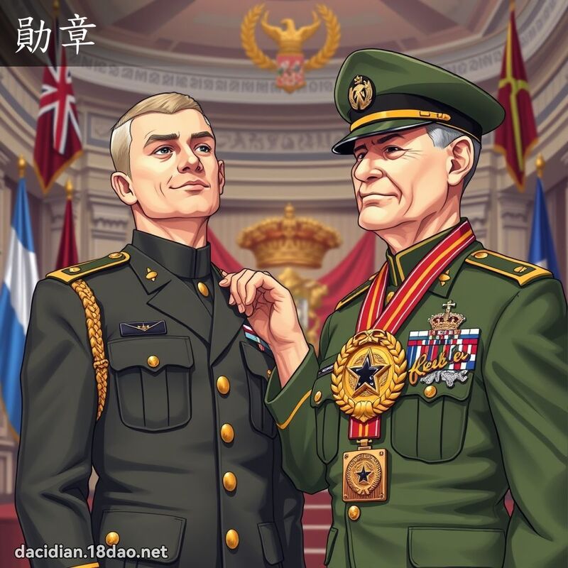 勛章 - 国语大辞典配图
