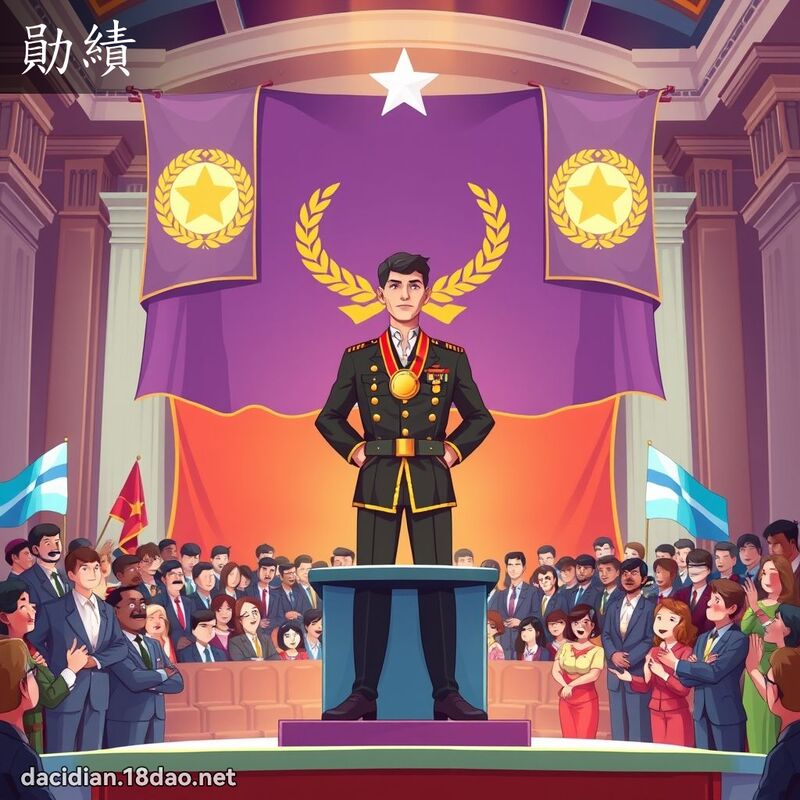 勛绩 - 国语大辞典配图