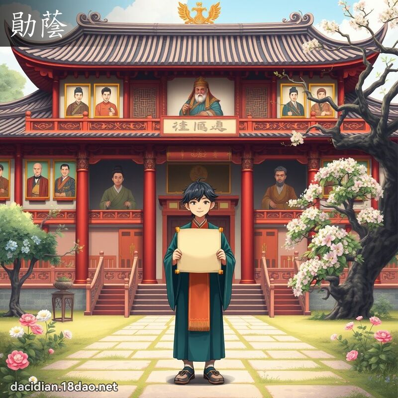 勛蔭 - 國語大辭典配圖