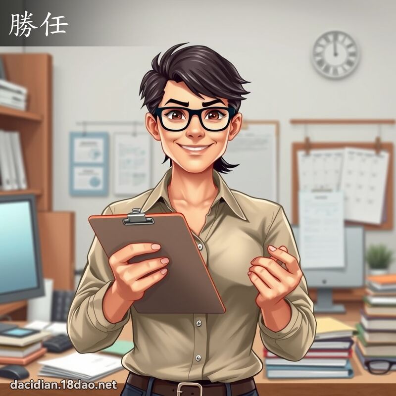 胜任 - 国语大辞典配图