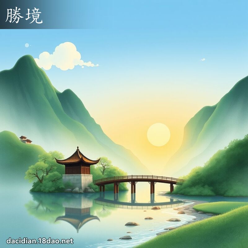 胜境 - 国语大辞典配图