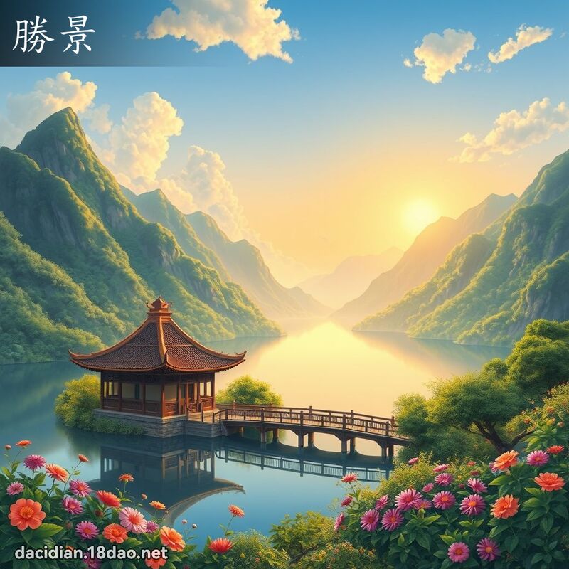 胜景 - 国语大辞典配图