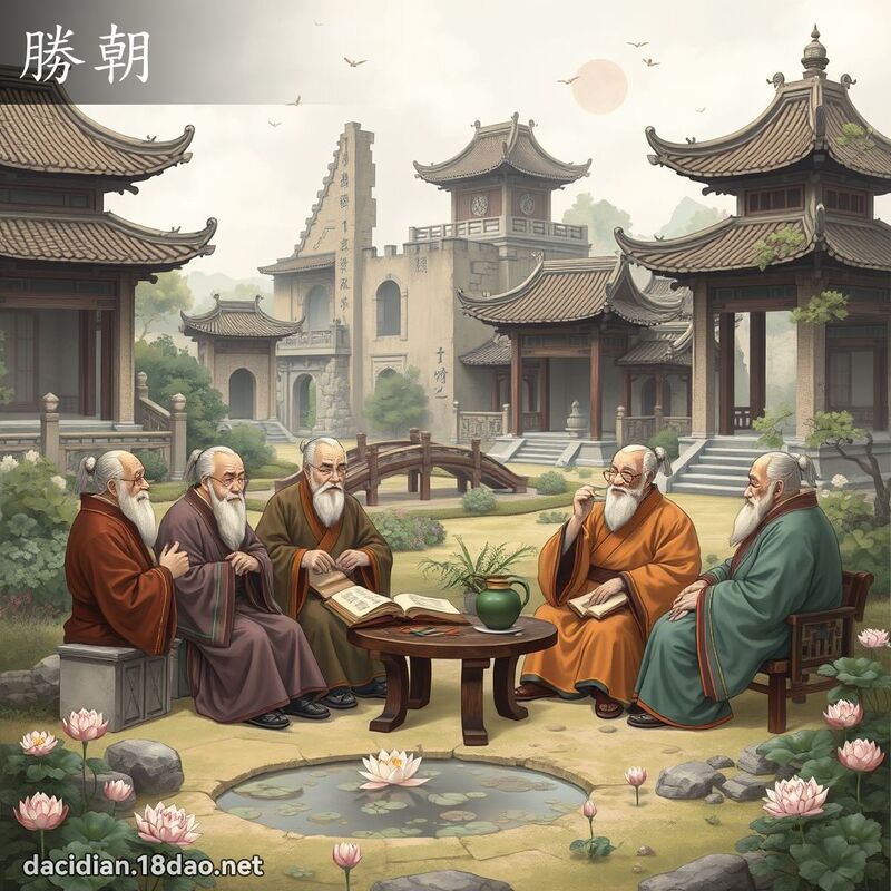 胜朝 - 国语大辞典配图