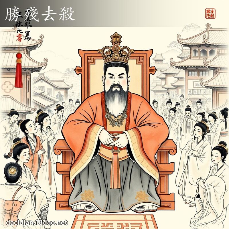 胜残去杀 - 国语大辞典配图