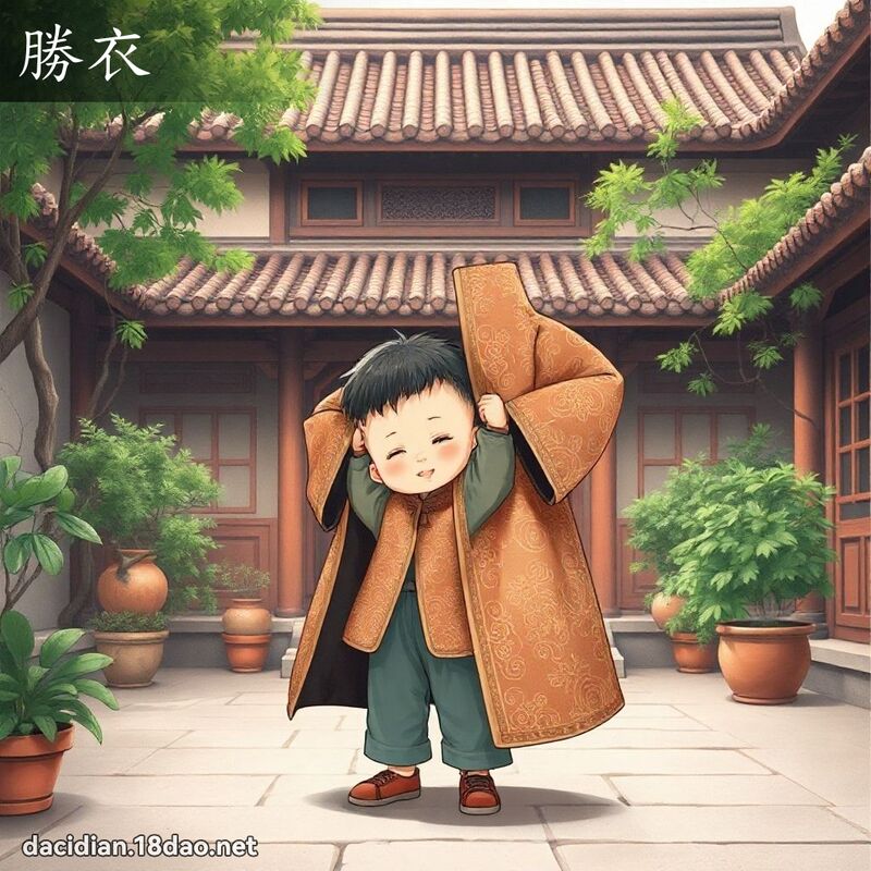胜衣 - 国语大辞典配图