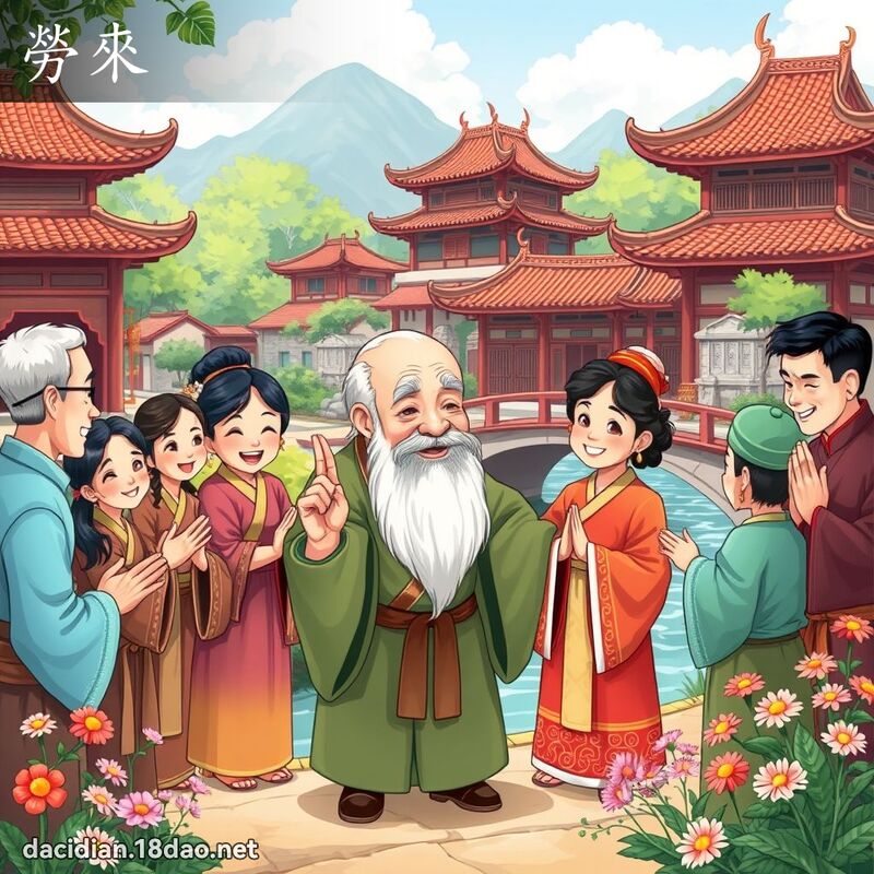 勞來 - 國語大辭典配圖