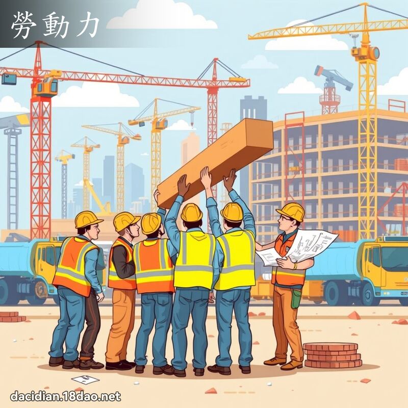 劳动力 - 国语大辞典配图