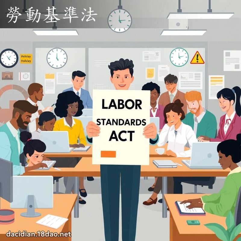 劳动基准法 - 国语大辞典配图