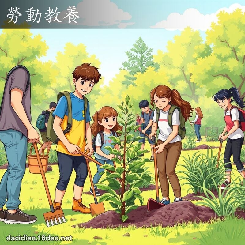 劳动教养 - 国语大辞典配图