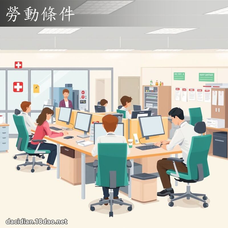 劳动条件 - 国语大辞典配图