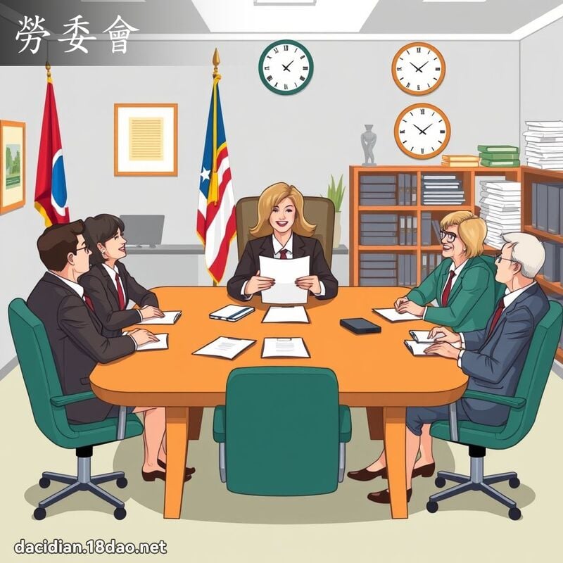 劳委会 - 国语大辞典配图