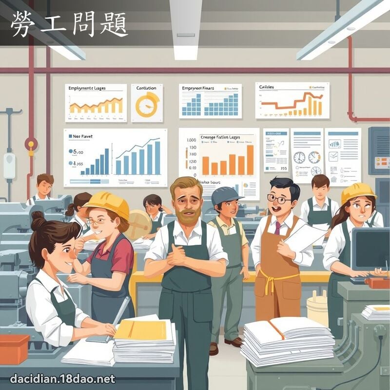 劳工问题 - 国语大辞典配图