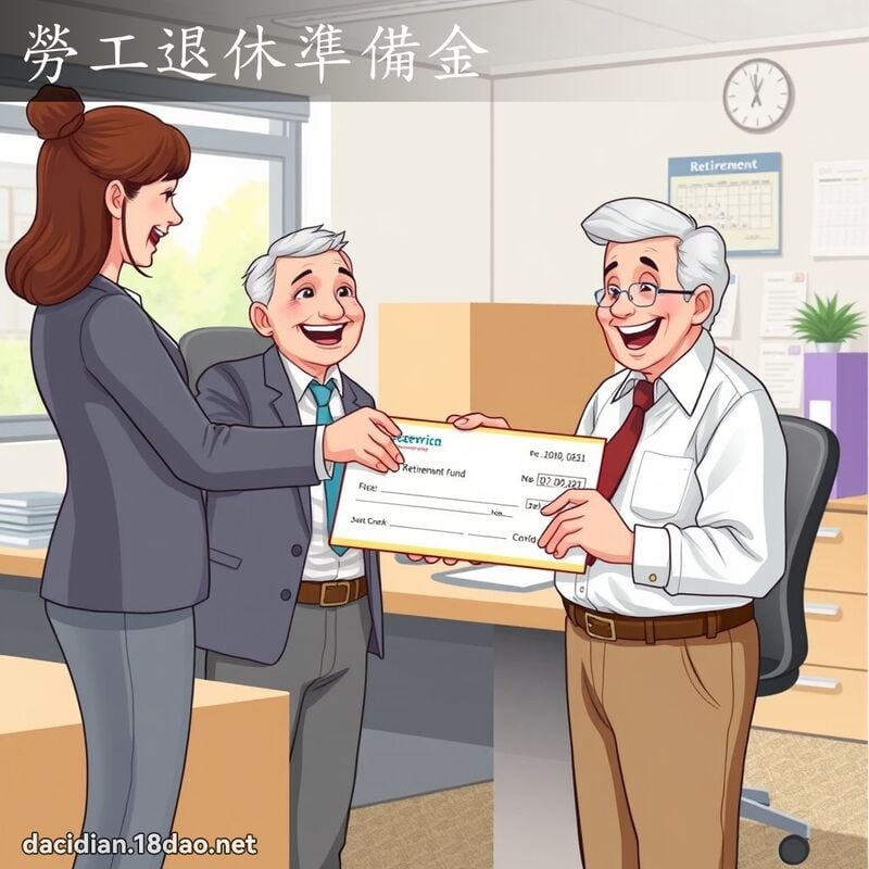 劳工退休准备金 - 国语大辞典配图