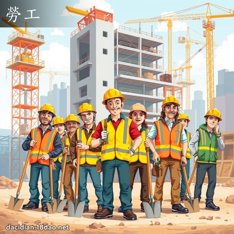 劳工 - 国语大辞典配图