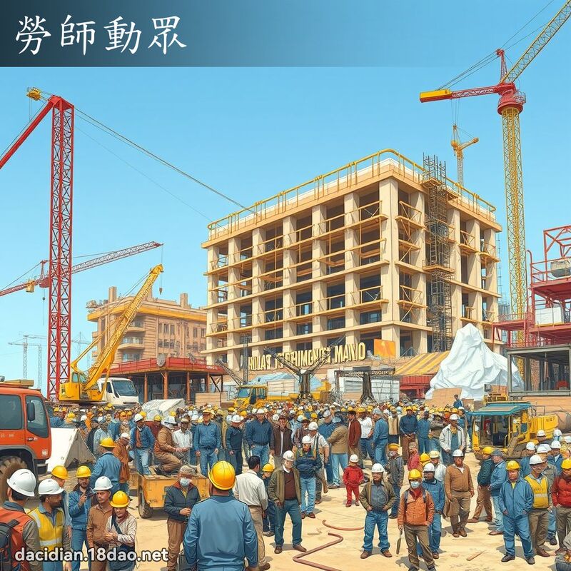 劳师动眾 - 国语大辞典配图