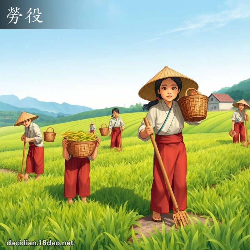 劳役 - 国语大辞典配图