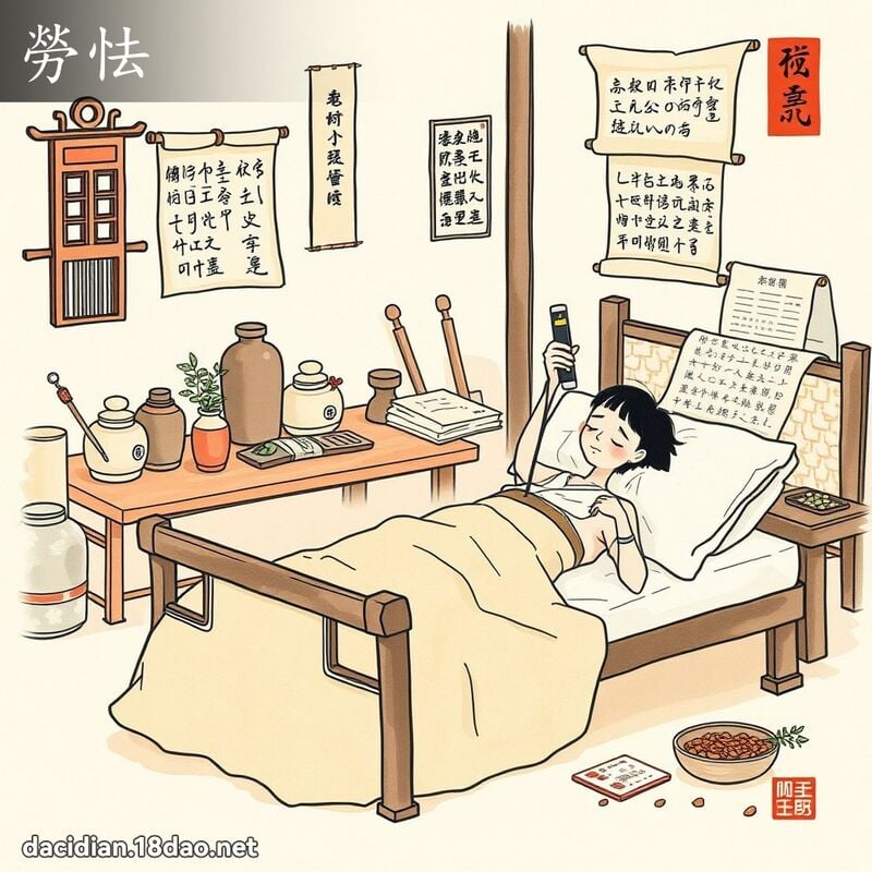 劳怯 - 国语大辞典配图