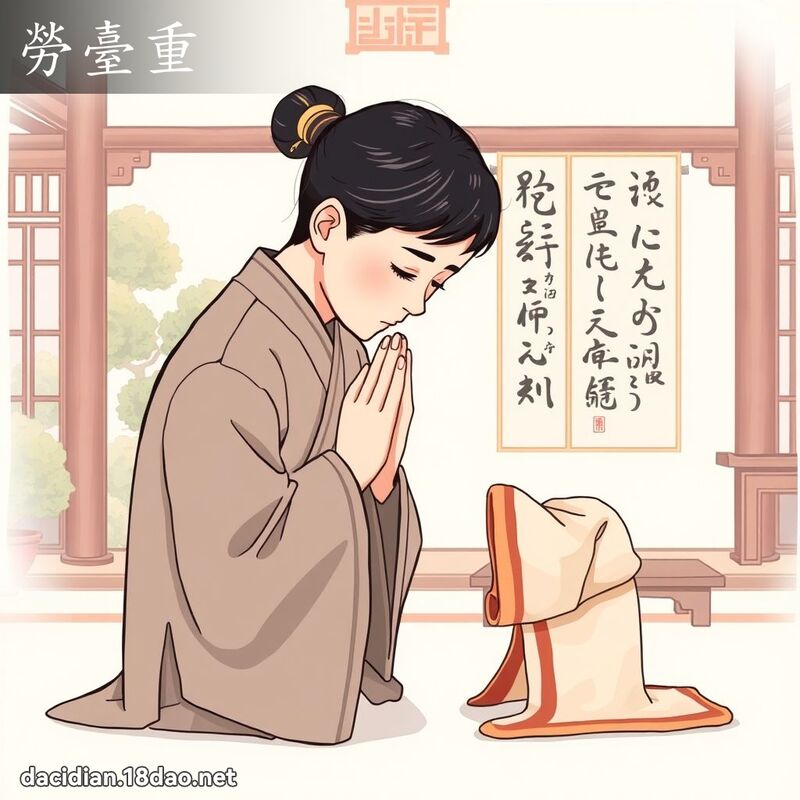 勞臺重 - 國語大辭典配圖