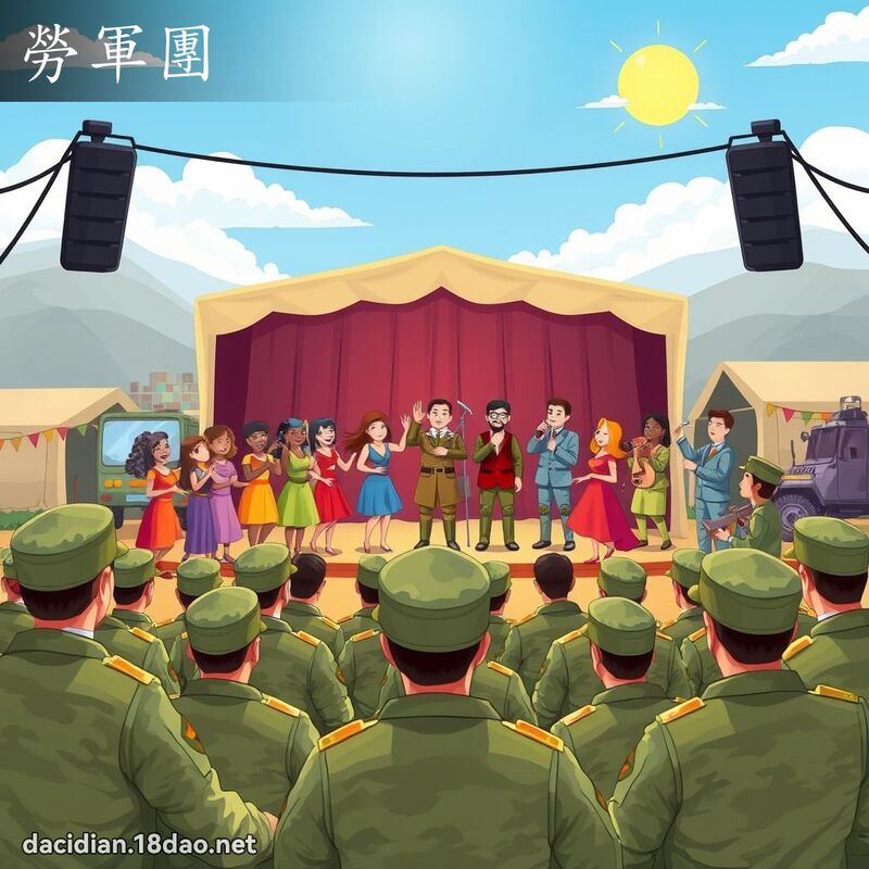 勞軍團 - 國語大辭典配圖