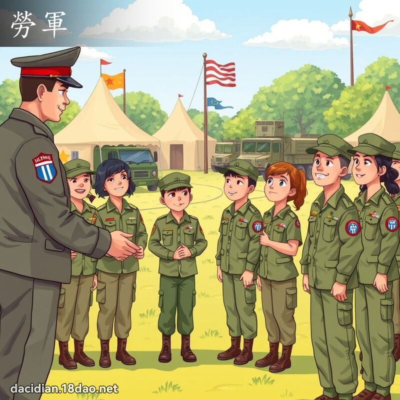劳军 - 国语大辞典配图