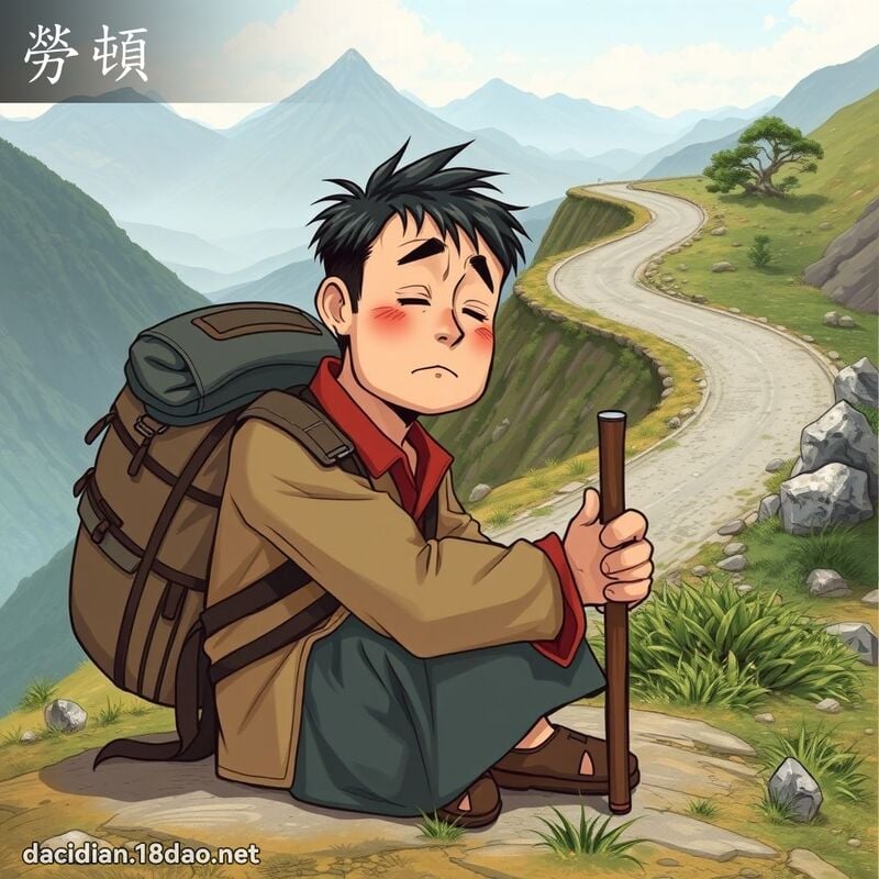 劳顿 - 国语大辞典配图