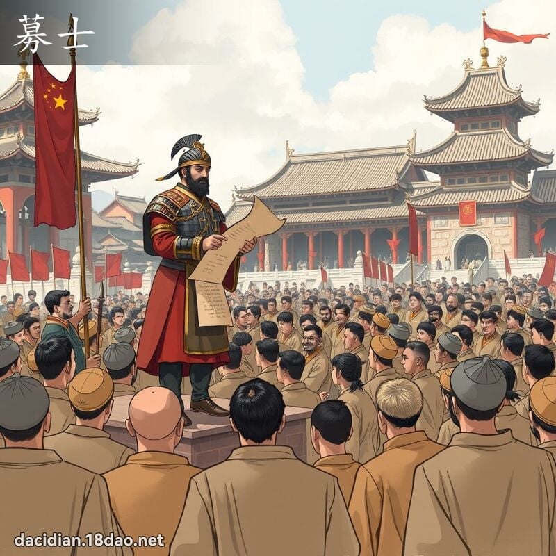 募士 - 國語大辭典配圖