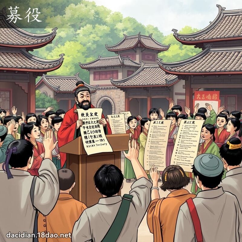 募役 - 国语大辞典配图