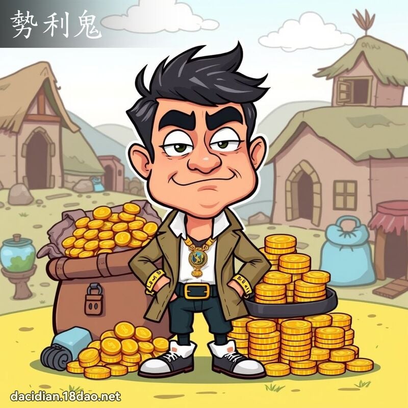 勢利鬼 - 國語大辭典配圖