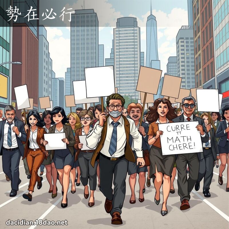 勢在必行 - 國語大辭典配圖