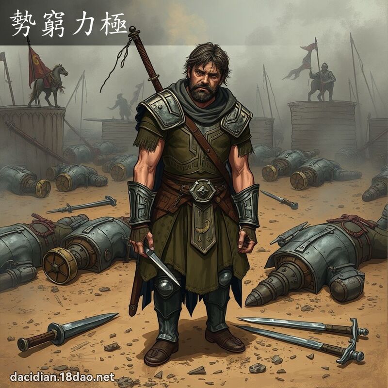 勢窮力極 - 國語大辭典配圖