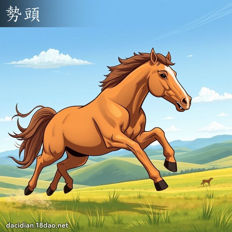 势头 - 国语大辞典配图
