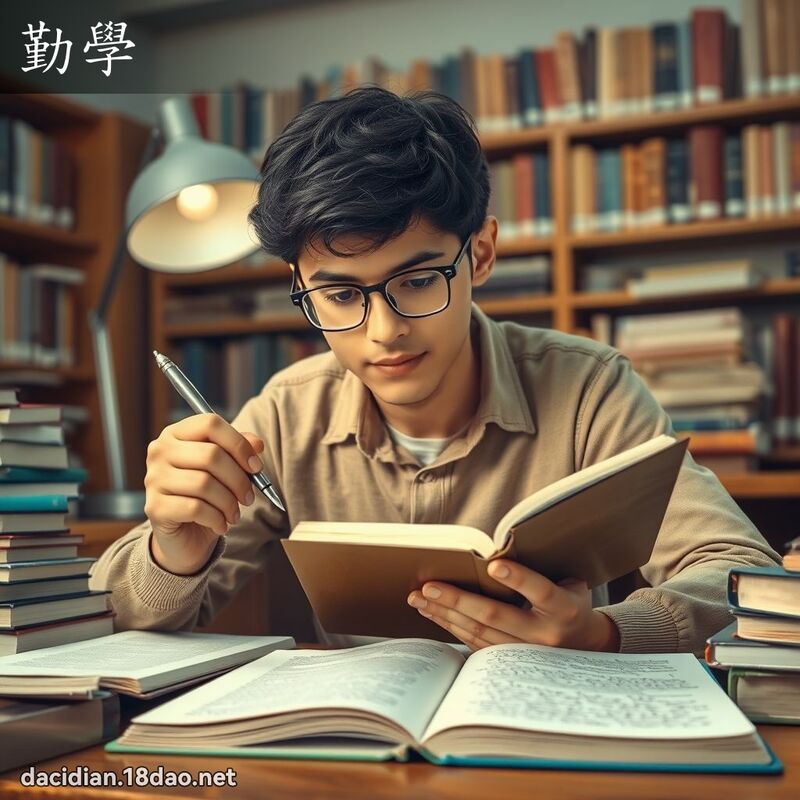 勤學 - 國語大辭典配圖