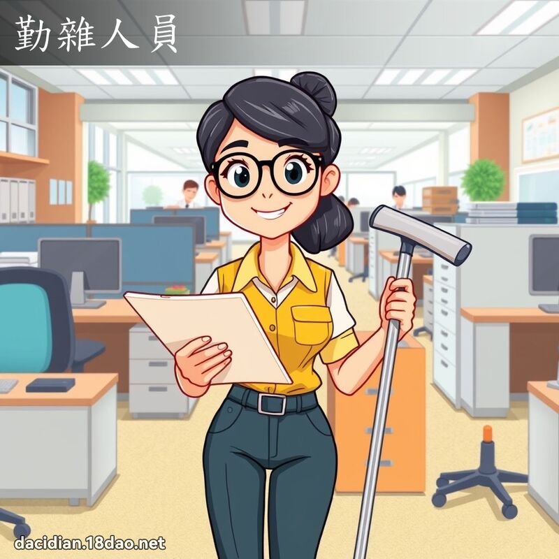 勤雜人員 - 國語大辭典配圖