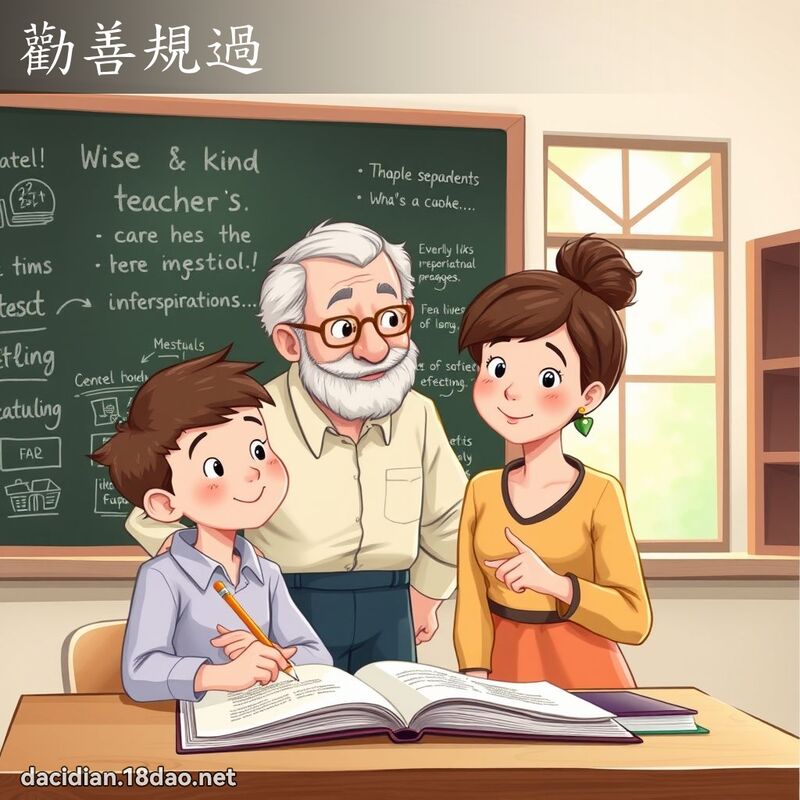 勸善規過 - 國語大辭典配圖