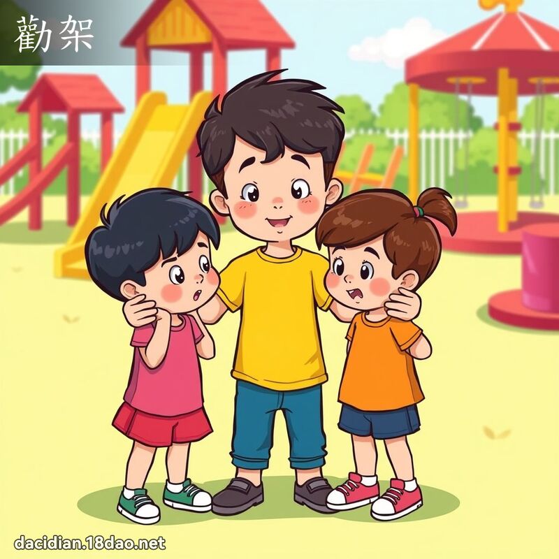 劝架 - 国语大辞典配图