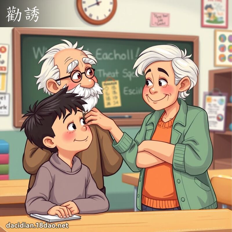 勸誘 - 國語大辭典配圖
