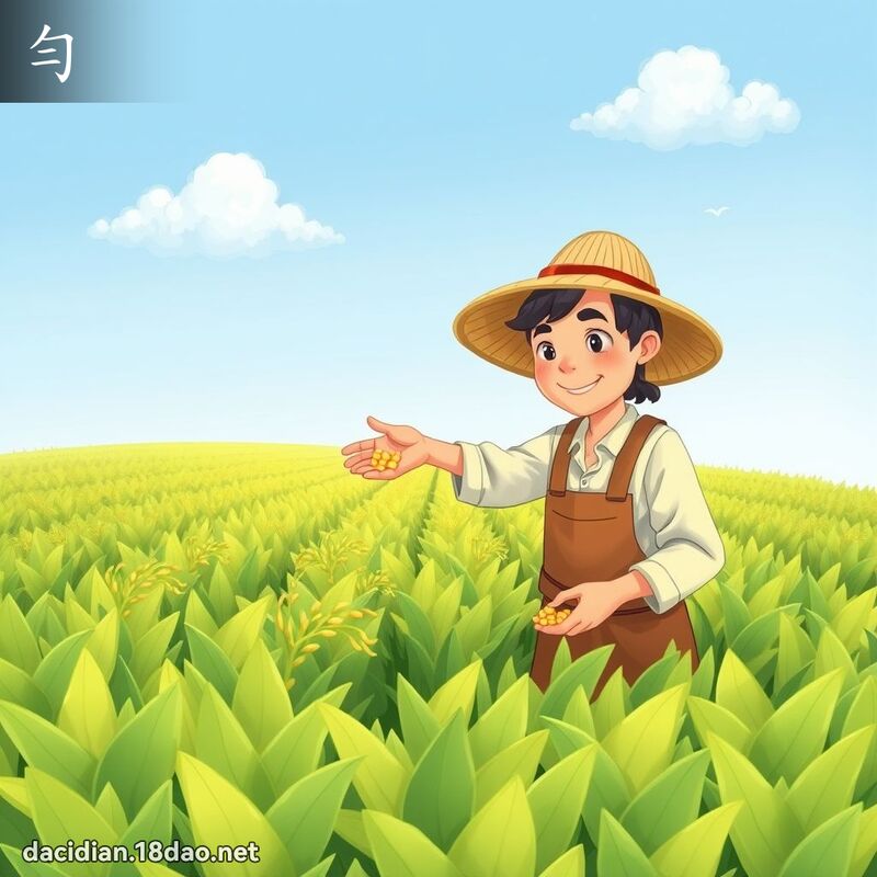 匀 - 国语大辞典配图