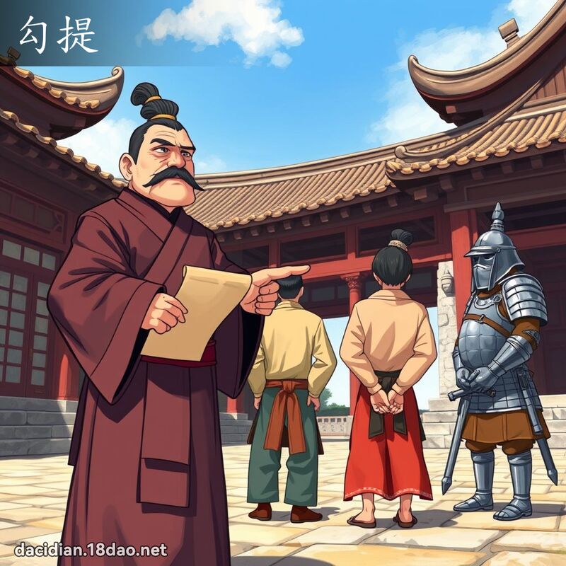 勾提 - 国语大辞典配图