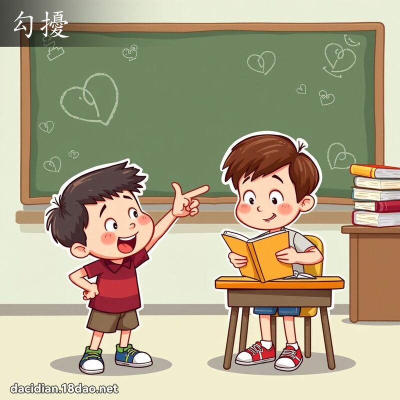 勾擾 - 國語大辭典配圖