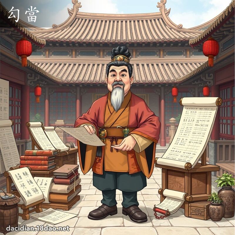 词语: 勾当 (多意词)