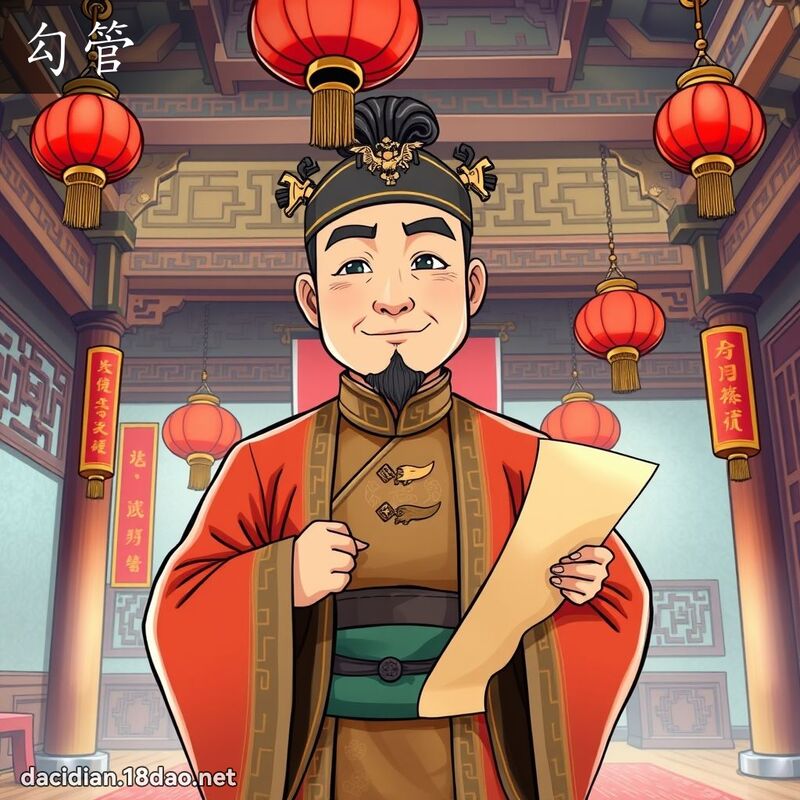 勾管 - 国语大辞典配图