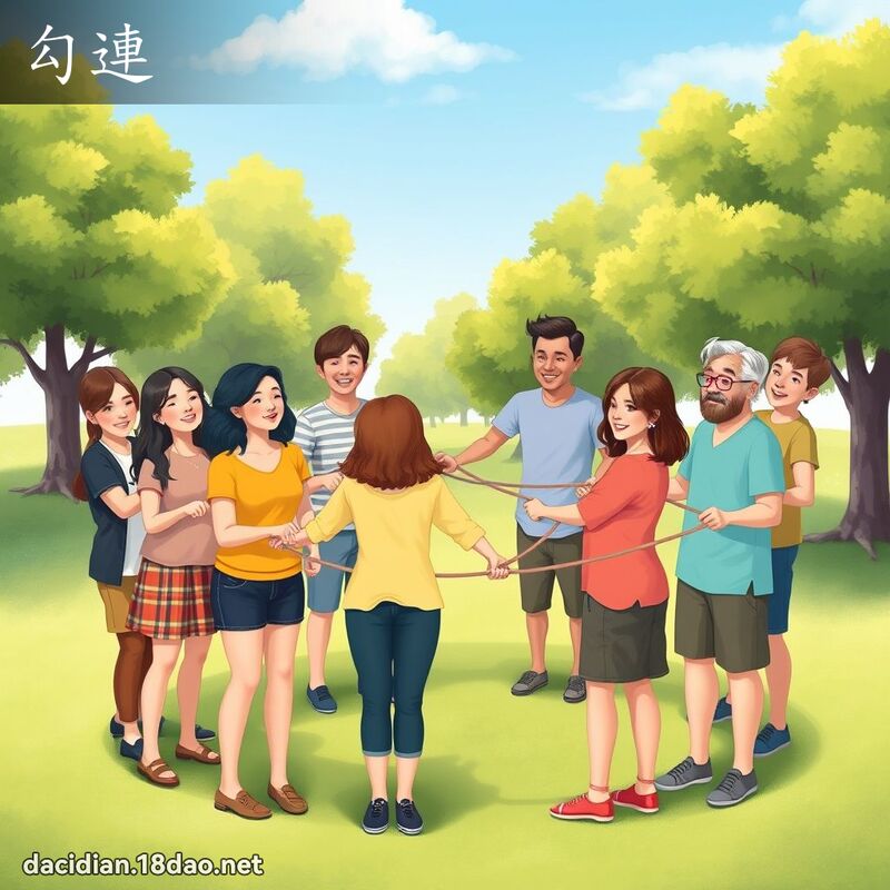 勾連 - 國語大辭典配圖