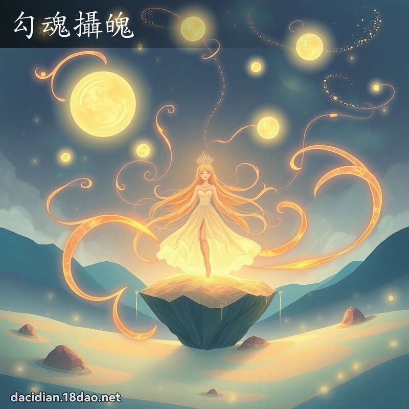 勾魂摄魄 - 国语大辞典配图