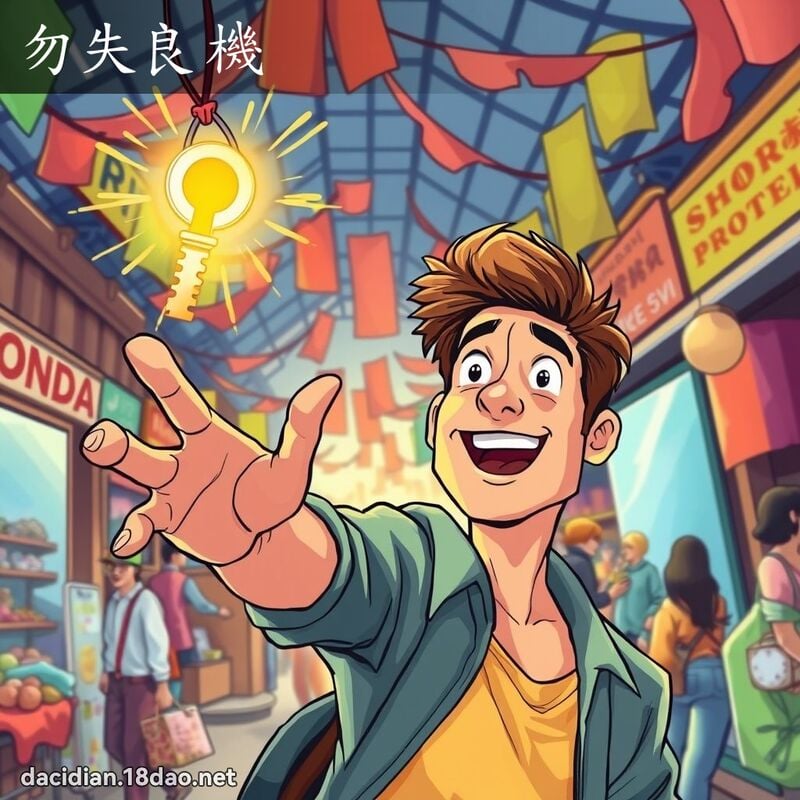 勿失良机 - 国语大辞典配图