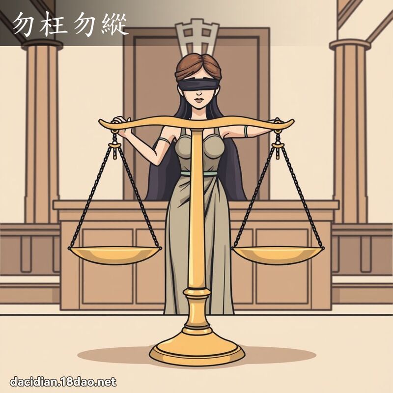 勿枉勿縱 - 國語大辭典配圖