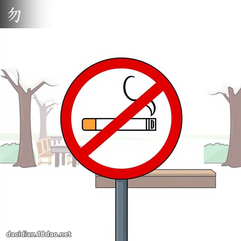 勿 - 国语大辞典配图