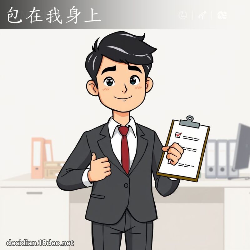 包在我身上 - 國語大辭典配圖