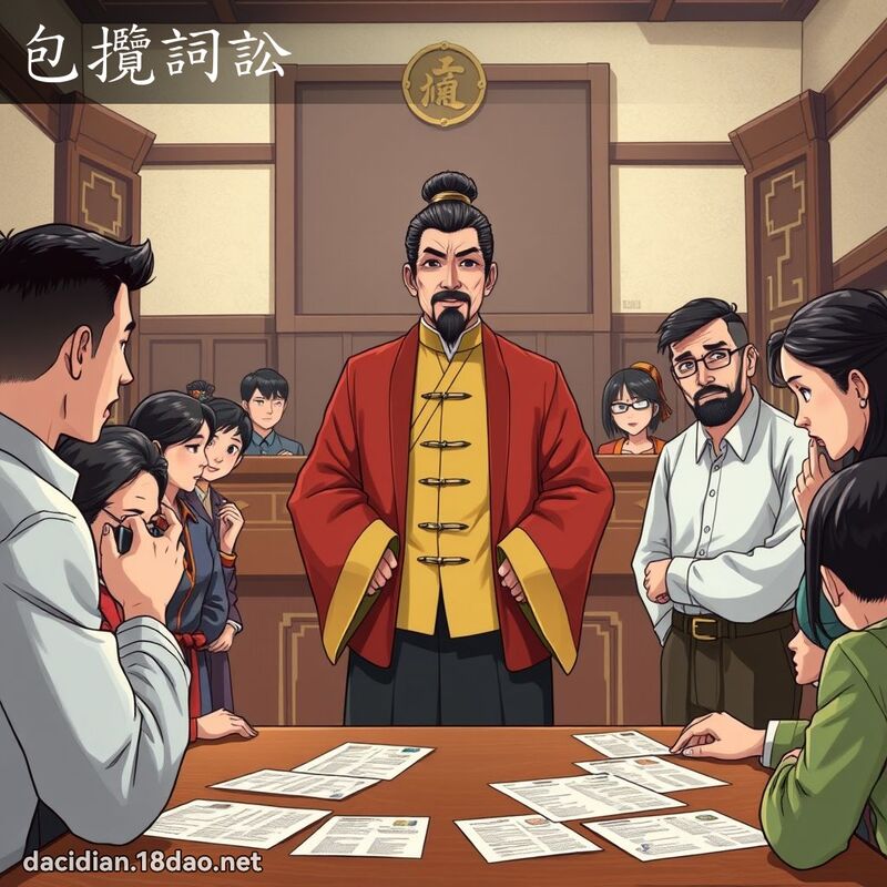 包揽词讼 - 国语大辞典配图
